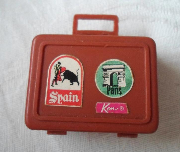 Barbie koffertje jaren '70. Talking busy hands., Verzamelen, Poppen, Zo goed als nieuw, Pop, Ophalen of Verzenden