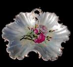 Parelmoeren porseleinen kom met anjerbloemen, Ophalen of Verzenden