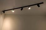 Plafondrail 200cm Spot 5-lichts zwart, Huis en Inrichting, Ophalen, Zo goed als nieuw, Metaal of Aluminium