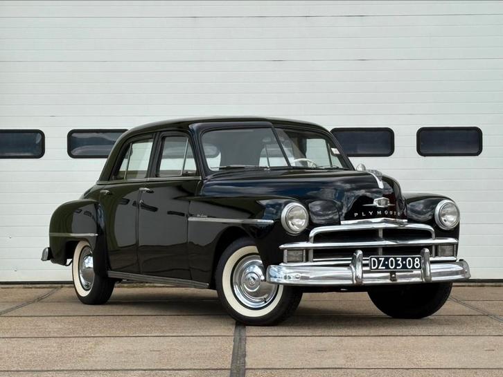 Plymouth Sedan De Luxe | Gerev. Motor | 1950 | NL kent. |, Auto's, Overige Auto's, Bedrijf, Benzine, Sedan, Handgeschakeld, Geïmporteerd