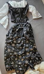 Hofdame outfit met hoepelrok, maat M, Ophalen of Verzenden, Zo goed als nieuw, Carnaval