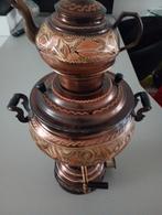 Handgemaakte Turkse Samowar met Theepot - Decoratief, Ophalen of Verzenden, Koper