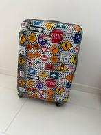 2 koffers 60 x 40 en 25 diep, Gebruikt, Hard kunststof, 35 tot 45 cm, Wieltjes