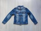 Denim vibes spijkerjasje katoen strech blauw denim maat 128, Ophalen of Verzenden, Zo goed als nieuw, Meisje, Jas