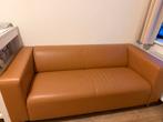 Mooie lederen IKEA couch, Ophalen, Tweepersoons, Zo goed als nieuw, Leer