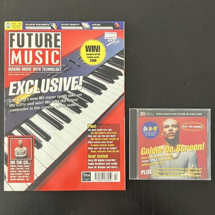 Future Music nr. 67 met CD (March 1998, U.K., Engels), Boeken, Tijdschriften en Kranten, Gelezen, Muziek, Film of Tv, Ophalen of Verzenden