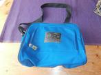 Tas schoudertas vakantietas fototas oad blauw met voorvak, 30 cm of meer, Blauw, Minder dan 40 cm, Ophalen of Verzenden