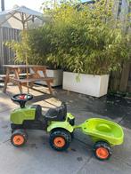 Falk Tractor met Aanhanger - Groen, Ophalen of Verzenden, Gebruikt