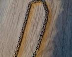 Koningsketting 60 cm, Sieraden, Tassen en Uiterlijk, Kettingen, Ophalen, Zo goed als nieuw, Zilver, Zilver