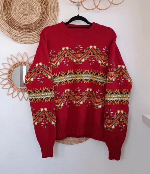 Vintage Norway wollen trui noors Ijslandse 80s dale hippie, Kleding | Heren, Truien en Vesten, Zo goed als nieuw, Maat 56/58 (XL)