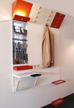 Tjerk Reijenga Pilastro metalen jaren 50 wandrek mid century, Gebruikt, -, -, Ophalen of Verzenden