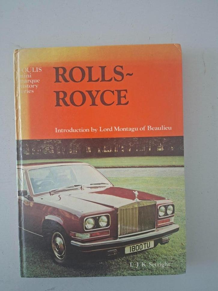 vintage autoboek Rolls Royce  jaren 70 Engels hardcover, Boeken, Auto's | Boeken, Gelezen, Overige merken, Ophalen of Verzenden