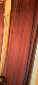 Paarse gordijnen - Met gratis uitschuifbare gordijnroede, Ophalen, 200 cm of meer, 200 cm of meer