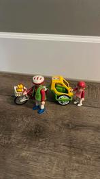 Playmobil fiets met kar, Ophalen of Verzenden, Zo goed als nieuw, Complete set