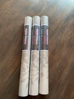 Nieuwe rollen behang 3 stuks, Ophalen, 10 tot 25 m², Grijs