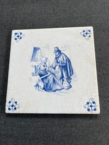 Delfts Blauwe Tegel 13x13 cm beschikbaar voor biedingen