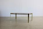 vintage salontafel | tafel | hollywood regency | Zweden, Ophalen of Verzenden, Gebruikt, Glas