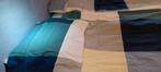 2x dekbedovertrek +sloop 1 pers, Eenpersoons, Blauw, Dekbedovertrek, Ophalen of Verzenden