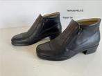 1w) Verhulst Zwarte Leren Boots Maat 7G (40,5G), Zwart, Lage of Enkellaarzen, Verhulst, Ophalen of Verzenden