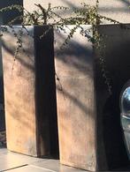 Hoge 90cm CNP terracotta bloempotten vazen bronskleurig, 25 tot 40 cm, Gebruikt, Ophalen of Verzenden, Balkon