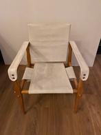 Safari chair van Wilhelm Kienzle voor Wohnbedarf vintage, Huis en Inrichting, Fauteuils, Hout, Gebruikt, Mid century modern, Minder dan 75 cm
