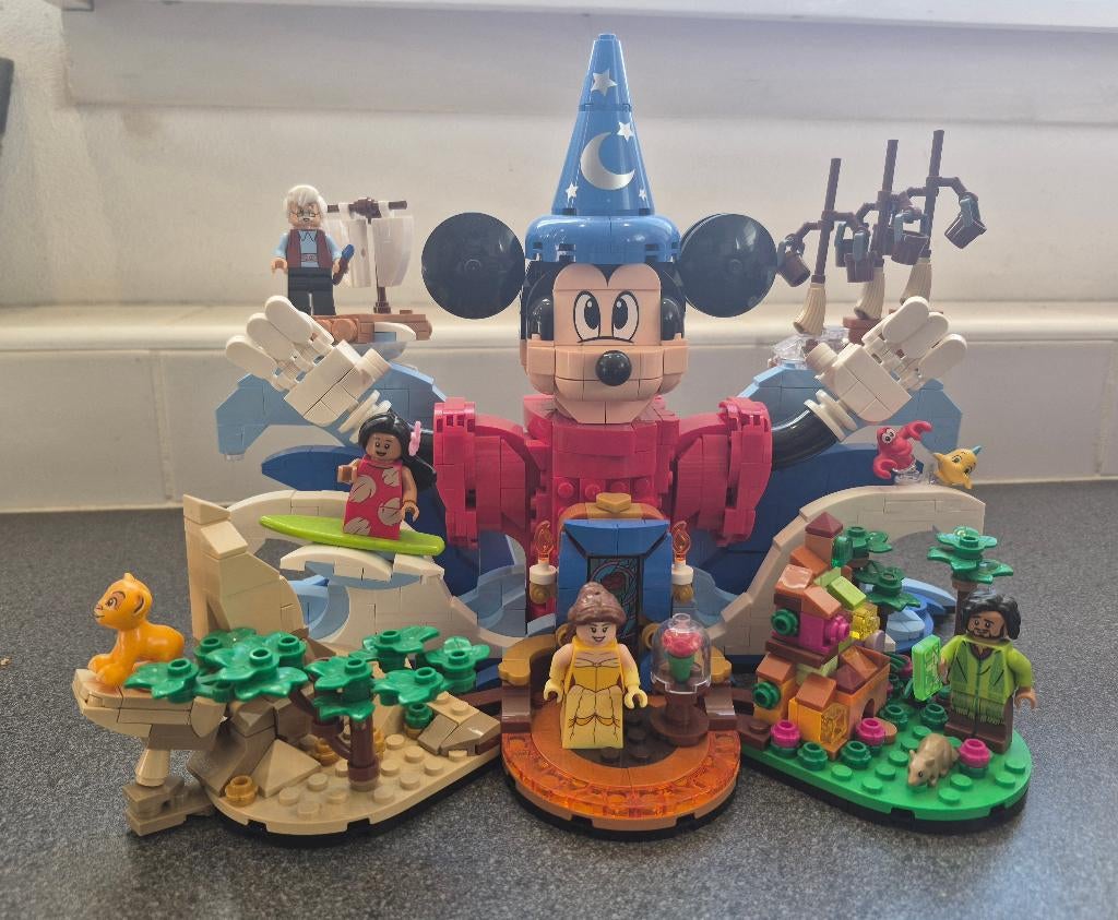 LEGO Disney Mickey Mouse Set (incl div. Disney Figuren), Ophalen, Zo goed als nieuw, Complete set, Lego