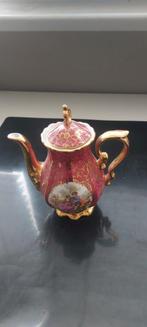 Vintage Limoges Theepot met Gouden Accenten, Ophalen of Verzenden