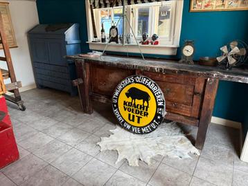 Werkbank Sidetable antiek Groot beschikbaar voor biedingen