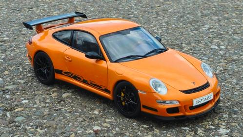 Autoart Porsche 911 GT3 RS 1/18 oranje, Hobby en Vrije tijd, Modelauto's | 1:18, Nieuw, Auto, Autoart, Ophalen of Verzenden