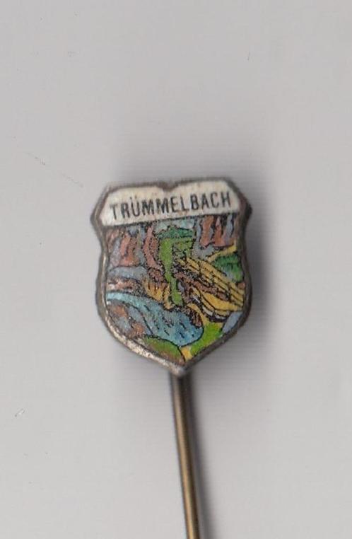 Zwitserland Trümmelbach Waterval speldje, Verzamelen, Speldjes, Pins en Buttons, Gebruikt, Speldje of Pin, Overige onderwerpen