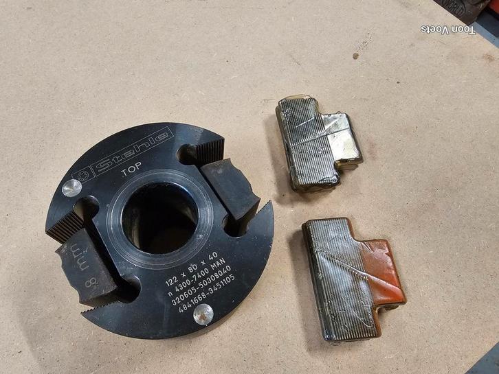 Freeskop voor profielmessen dikke messen, Doe-het-zelf en Verbouw, Gereedschap | Machine-onderdelen en Toebehoren, Gebruikt, Ophalen