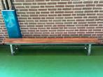 Twee vintage gymbanken - Leuk als meubel!, Huis en Inrichting, Stoelen, Ophalen, Gebruikt, Twee, Bruin