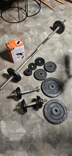 Ter overname fitness materialen. Halters met gewichten., Ophalen, Gebruikt
