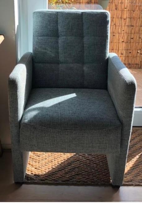Leuke stoffen Fauteuil, Huis en Inrichting, Fauteuils, Gebruikt, Stof, 50 tot 75 cm, 75 tot 100 cm, Ophalen
