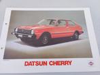 Datsun cherry autofolder, Gelezen, Overige merken, Verzenden