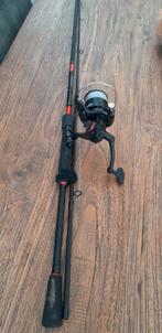 2 Werphengels met Molen - Heavy Spin Jig 2.40m, Watersport en Boten, Hengelsport | Roofvissen, Ophalen, Zo goed als nieuw, Werphengel