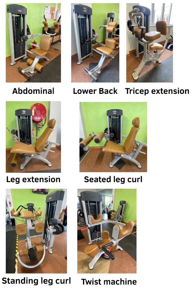 Panatta Evo lijn, Sport en Fitness, Fitnessapparatuur, Gebruikt, Krachtstation, Armen, Benen, Borst, Buik, Rug, Metaal, Ophalen