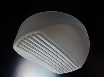 Sfeervolle Plafondlamp / Plafonniere van Matglas   beschikbaar voor biedingen