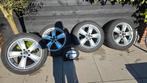 Winterbanden Audi A5 5 x112 met sneeuwkettingen, Auto-onderdelen, Banden en Velgen, Gebruikt, Banden en Velgen, 17 inch, Personenwagen