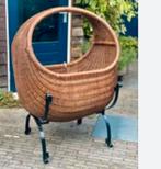 Nieuwstaat wieg rotan wieg incl stofbekleding mand, Ophalen, Zo goed als nieuw, Wieg