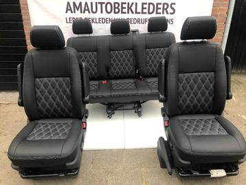 Compleet interieur met Zwart Leder voor VW Transporter T5 T6 beschikbaar voor biedingen