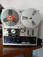 Bandrecorder AKAI X-165-D met stofkap en stapel banden, Audio, Tv en Foto, Bandrecorders, Ophalen of Verzenden, Bandrecorder, Met banden