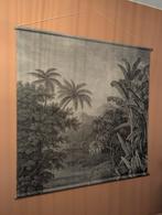 HK living wanddoek palmen vintage, Overige typen, 125 cm of meer, Ophalen of Verzenden, Zo goed als nieuw