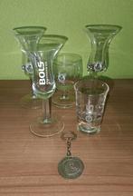Vintage Bols Borrelglaasjes + Sleutelhanger, Verzamelen, Merken en Reclamevoorwerpen, Ophalen of Verzenden, Zo goed als nieuw