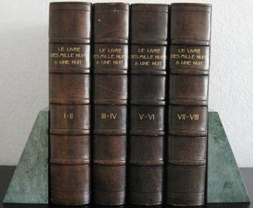 Livre des Mille Nuits et Une Nuits Fasquelle 8 Tomes en 4Vol beschikbaar voor biedingen