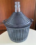 Gistfles in mand, Antiek en Kunst, Curiosa en Brocante, Ophalen of Verzenden