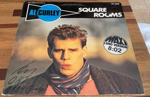 VINYL 12 INCH MAXI SINGLE AL CORLEY SQUARE ROOMS MERCURY, Cd's en Dvd's, Vinyl | Pop, Gebruikt, 1980 tot 2000, 12 inch, Verzenden