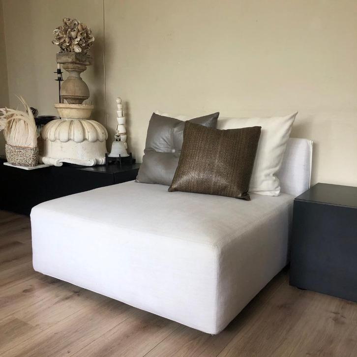 Fauteuil zitelement Minotti, Huis en Inrichting, Fauteuils, Zo goed als nieuw, Stof, Overige materialen, 75 tot 100 cm, 100 tot 125 cm