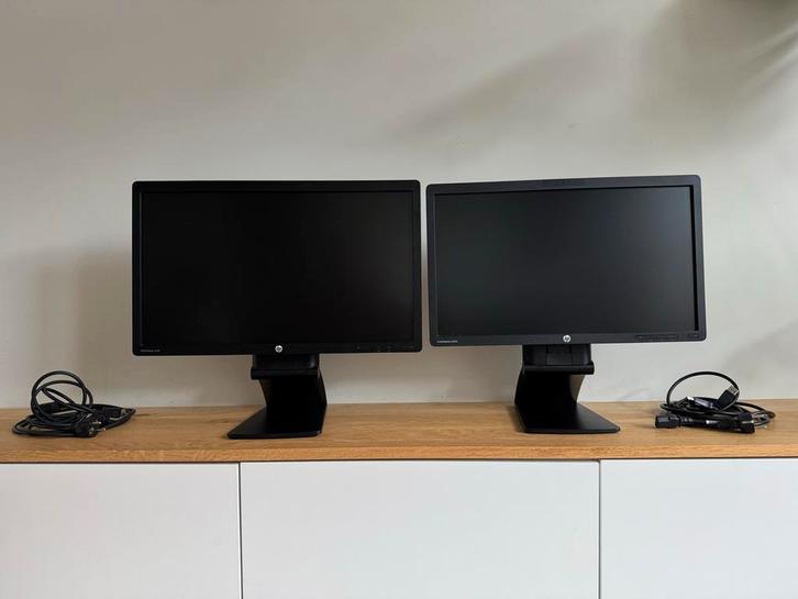 HP EliteDisplay E231 & E221c Monitoren (23 en 21,5 inch), Computers en Software, Monitoren, Gebruikt, 60 Hz of minder, DVI, HDMI