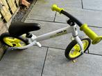 Loopfiets wit-geel/groen Btwin, Kinderen en Baby's, Speelgoed | Buiten | Voertuigen en Loopfietsen, Ophalen, Zo goed als nieuw